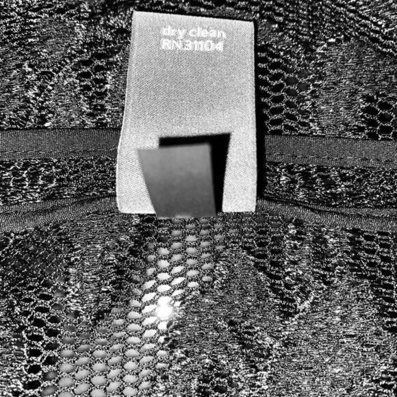 The Limited Black Lace Hem Jacket XS – Elegant Open Front Long Sleeve Blazer - Picture 6 of 6